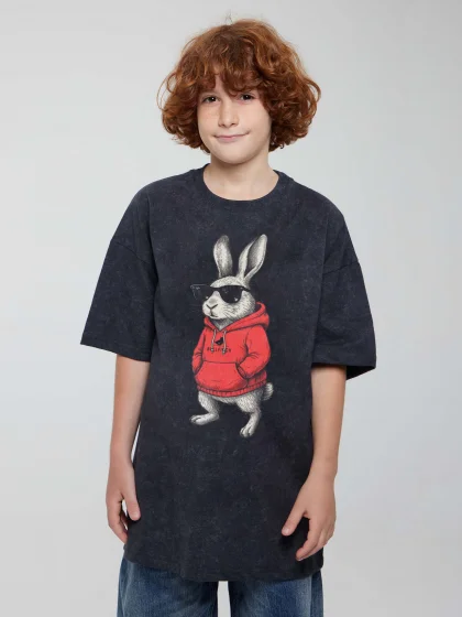 Футболка Крутой заяц