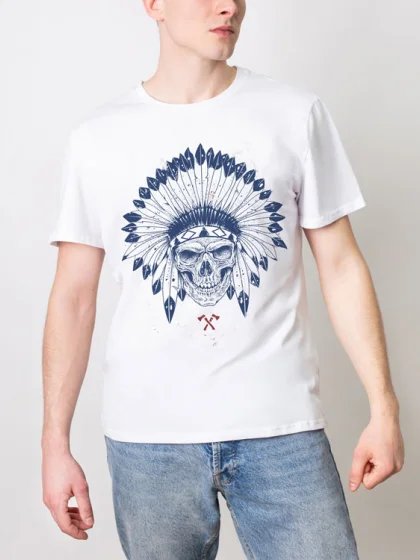 Футболка Череп Апачи