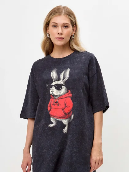 Футболка Крутой заяц