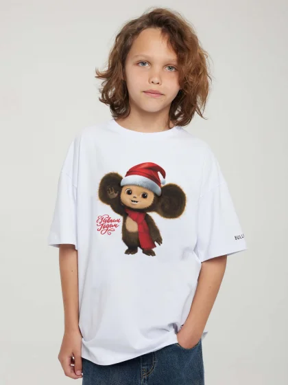 Футболка С Новым Годом! Чебурашка