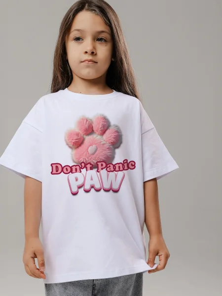 Футболка Лапка Don't Panic