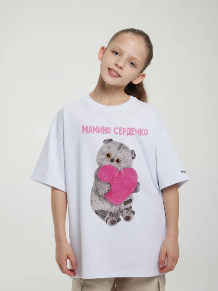 Футболка Басик & Ко "Мамино сердечко"