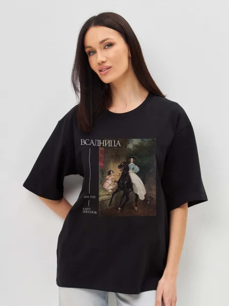 Футболка Всадница. Третьяковская Галерея