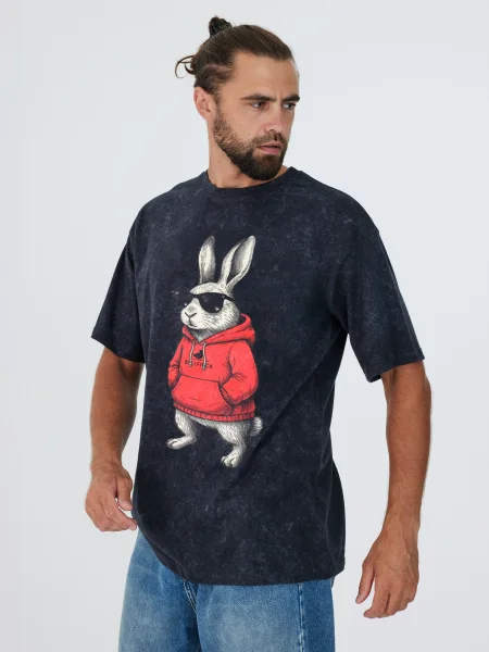 Футболка Крутой заяц