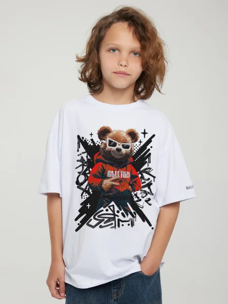 Футболка Медведь граффити
