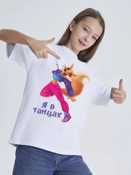 Футболка Я в танцах. Лиса