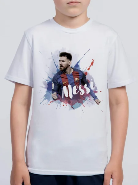 Футболка Messi Красочный