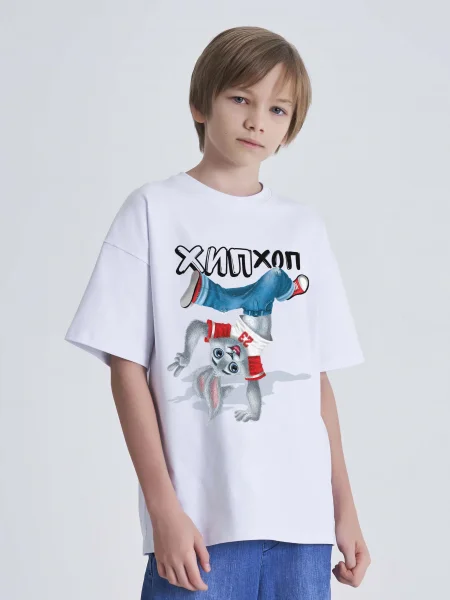 Футболка Хип-Хоп. Заяц