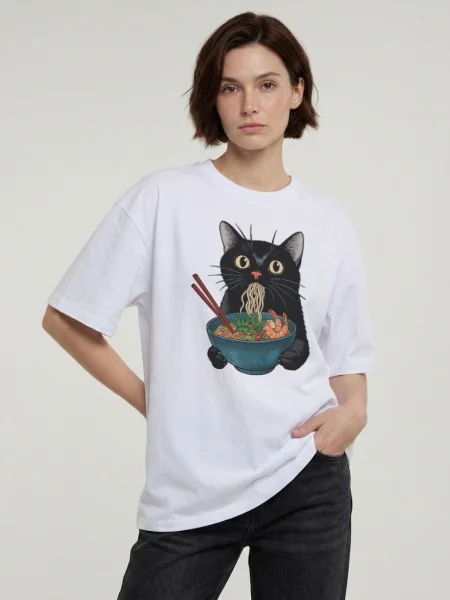 Футболка Кот Азия