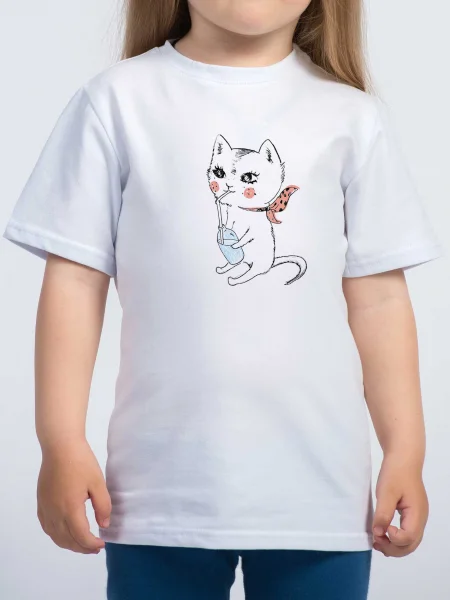 Футболка Игривый котёнок