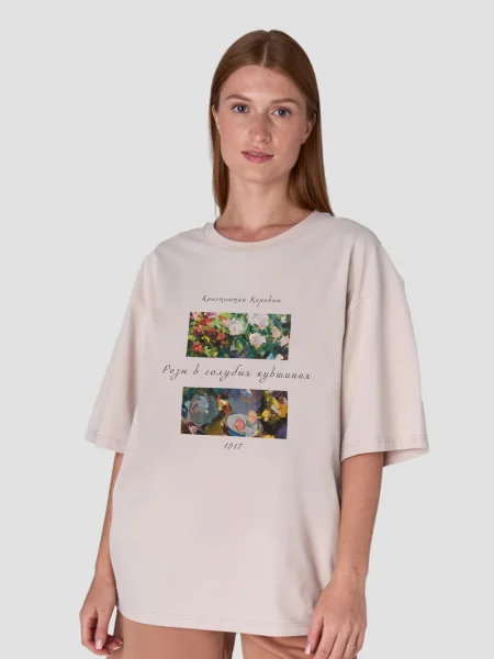 Футболка Розы в кувшинах. Третьяковская галерея