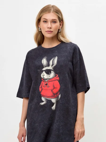 Футболка Крутой заяц