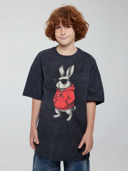 Футболка Крутой заяц