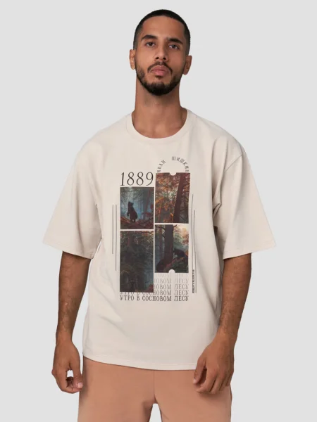 Футболка Утро в сосновом лесу. Третьяковская Галерея