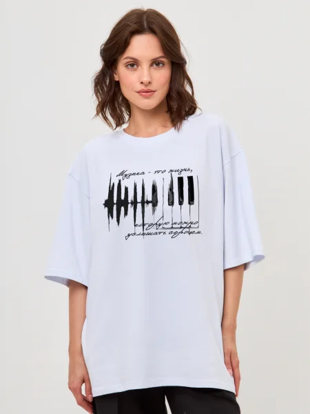 Футболка "Музыка - это жизнь"