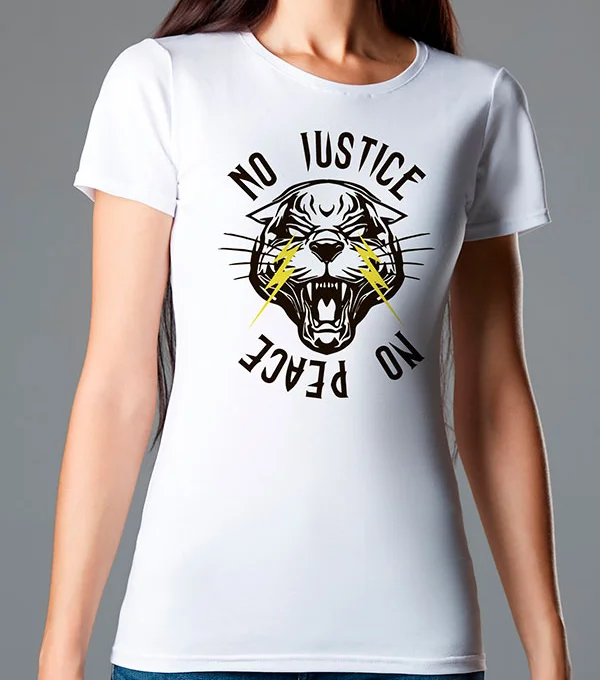 Футболка No justice, no peace