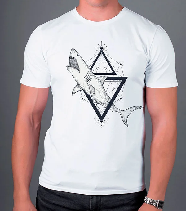 Футболка Белая акула
