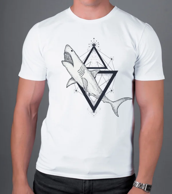 Футболка Белая акула