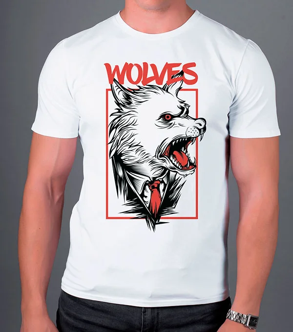 Футболка Волки