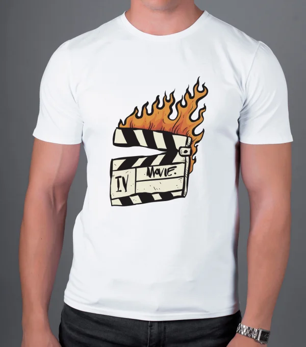 Футболка Горящий кадр