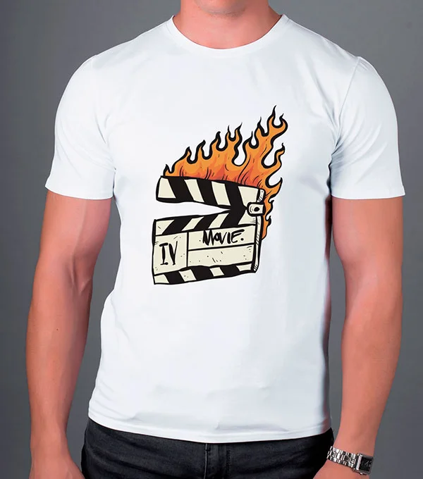 Футболка Горящий кадр