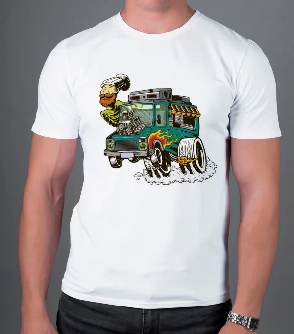 Футболка Happy food truck