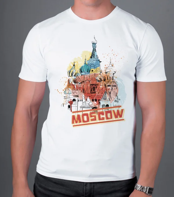 Футболка Красочная Москва