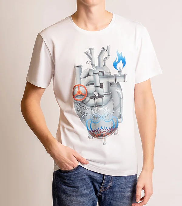 Футболка Газовое сердце