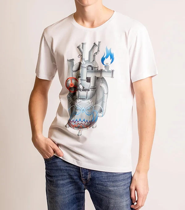 Футболка Газовое сердце