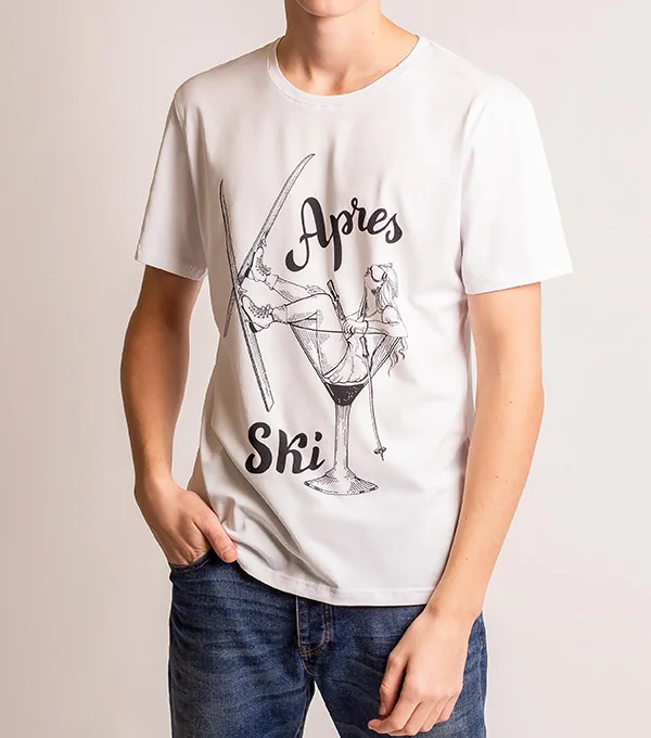 Футболка Девушка в бокале