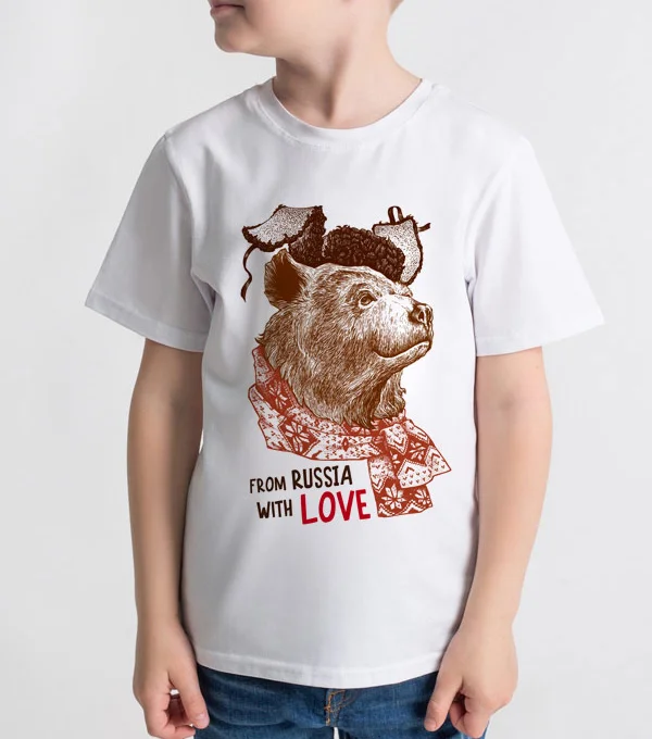 Футболка Медведь From Russia