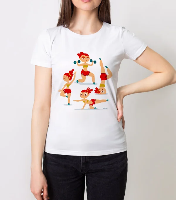 Футболка Фитнес леди