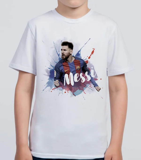 Футболка Messi Красочный