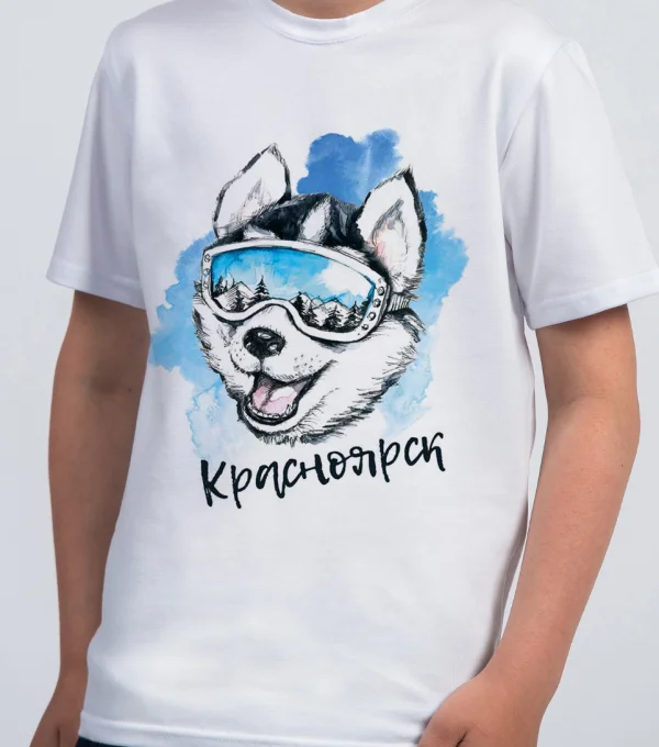 Футболка Хаски Красноярск