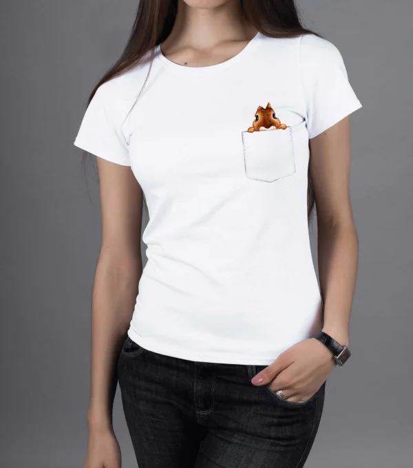 Футболка Белочка в Кармашке