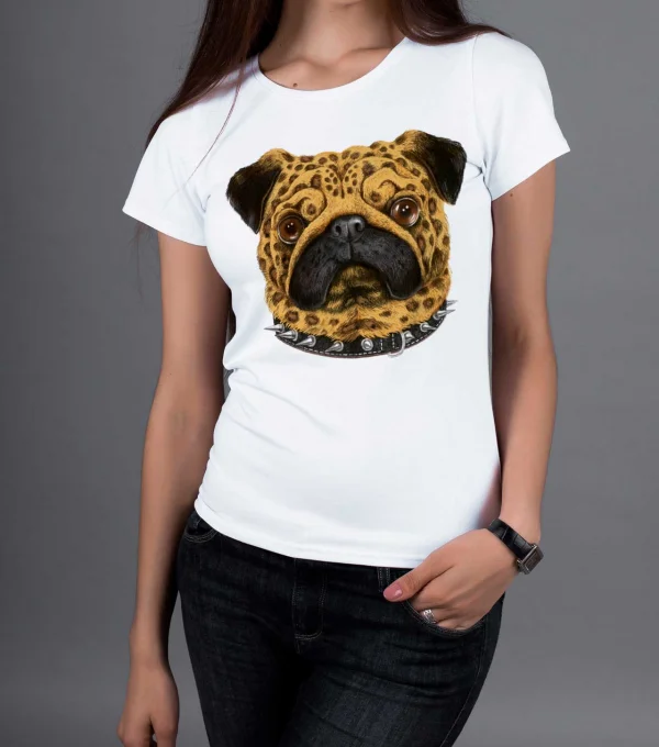 Футболка Леопардовый Мопс