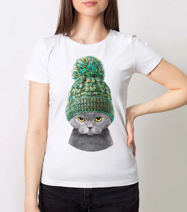 Футболка Серьезный кот