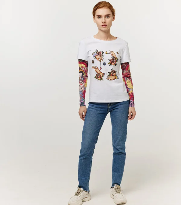 Лонгслив Рука гейши рукав Японка