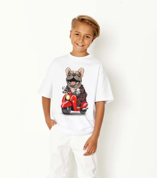 Футболка с принтом для детей и подростков 