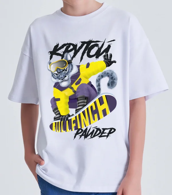 Футболка Сноуборд. Барс