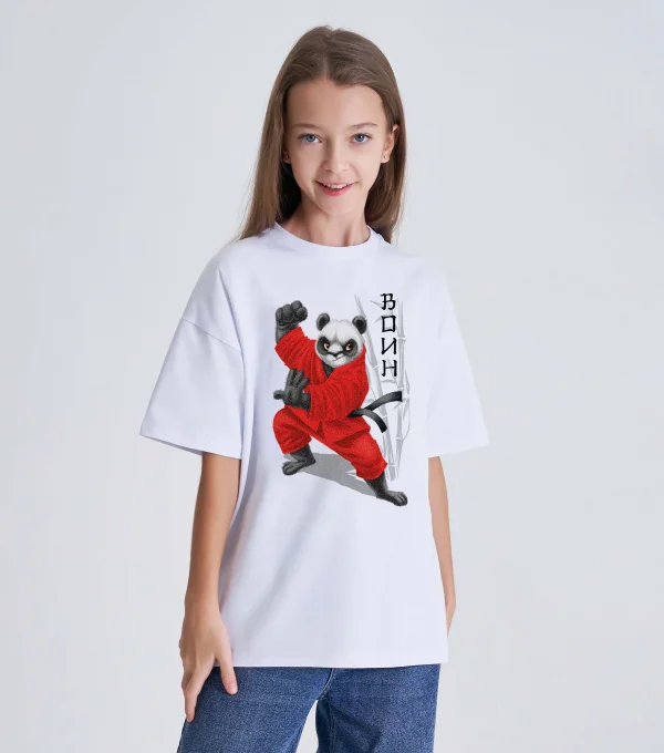 Футболка Единоборство. Панда