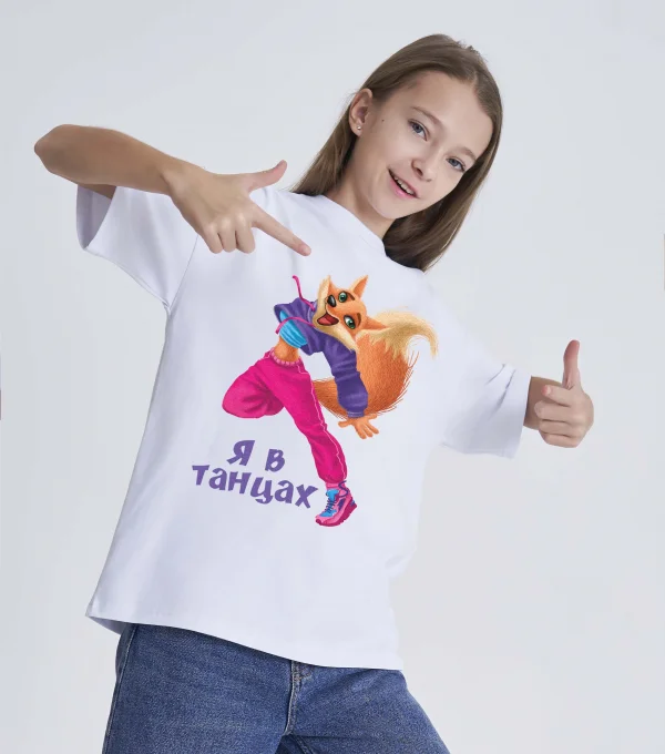 Футболка Я в танцах. Лиса