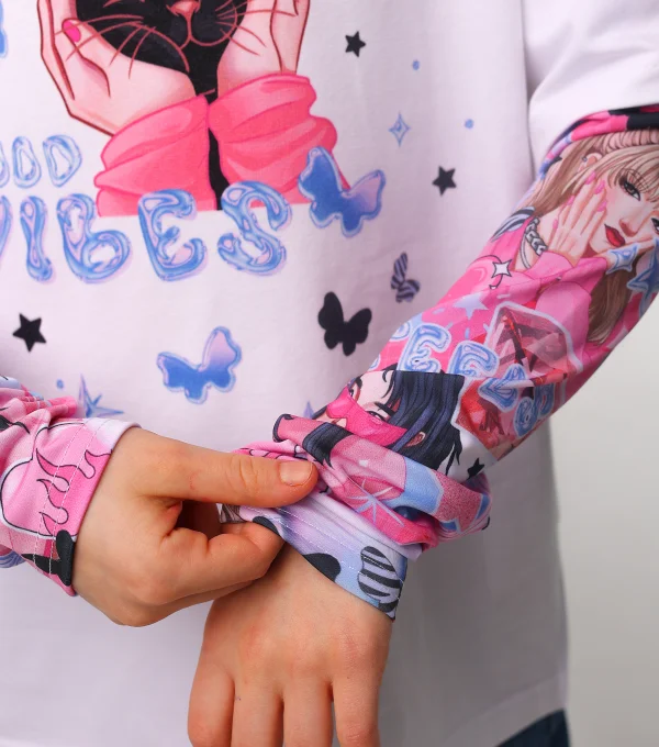 Лонгслив K-pop Cat