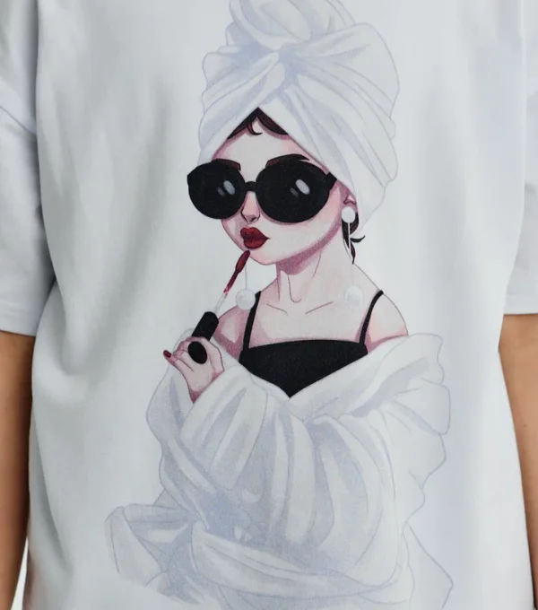 Футболка Оверсайз Маленькая леди