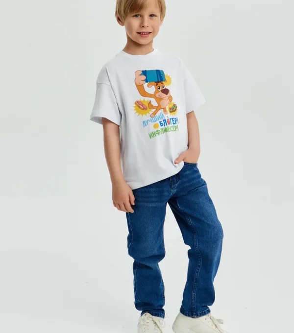 Футболка Лучший блогер. Простоквашино