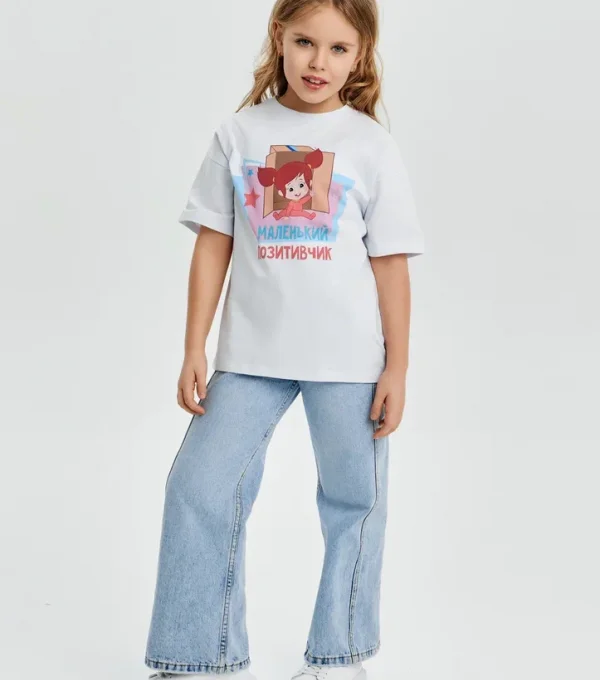 Футболка Маленький позитивчик. Простоквашино