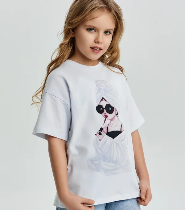 Футболка Оверсайз Маленькая леди