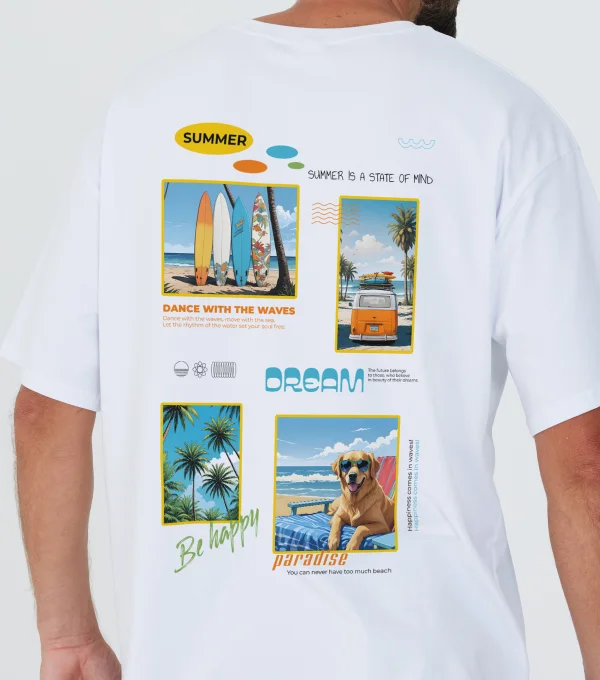 Футболка Summer белая