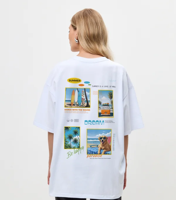 Футболка Summer белая