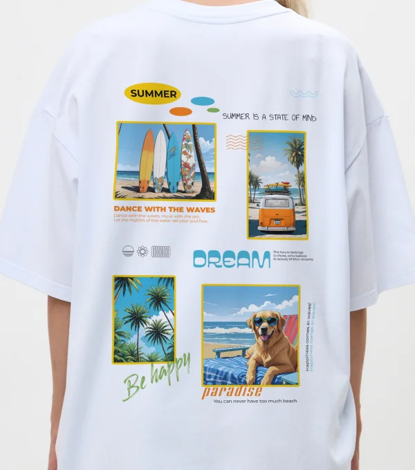Футболка Summer белая